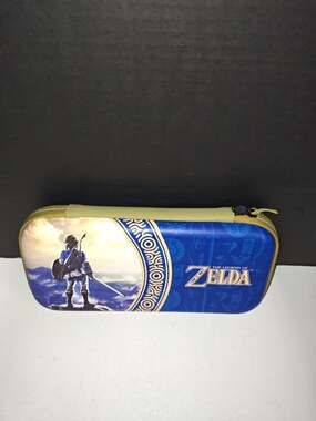 Nintendo Switch Game Travel Case The Legend Of Zelda Hyrule Blue Graphic Print